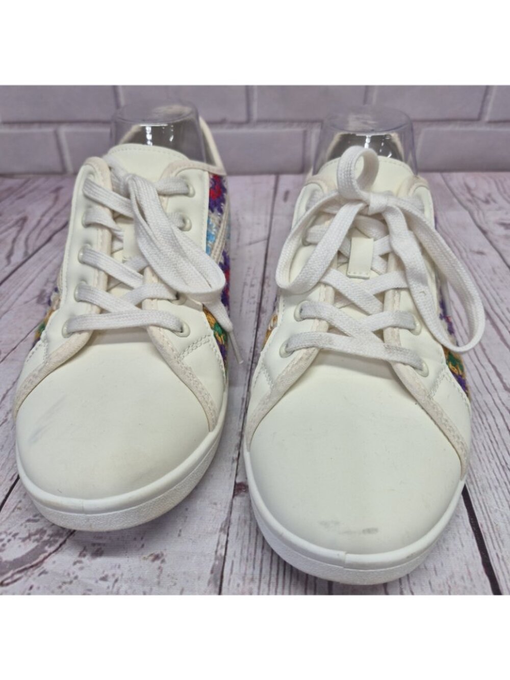 Dirty Laundry Rambling Crochet Shoes Sneakers, Size 10/41 Granny Square Boho - Picture 5 of 8